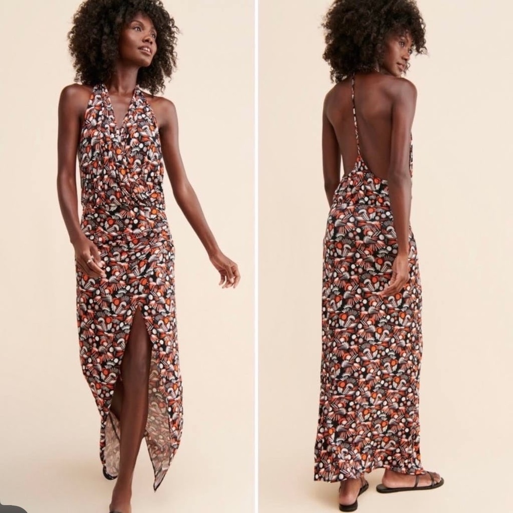 Free People Daria Halter Maxi Dress